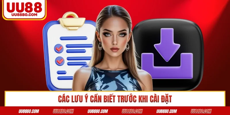 Các lưu ý cần biết trước khi cài đặt
